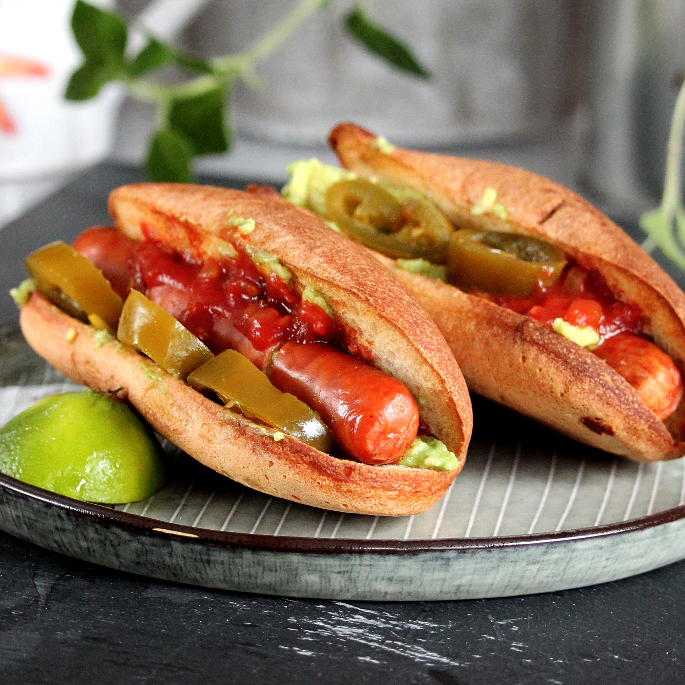 Air-Fried Taco Dogs