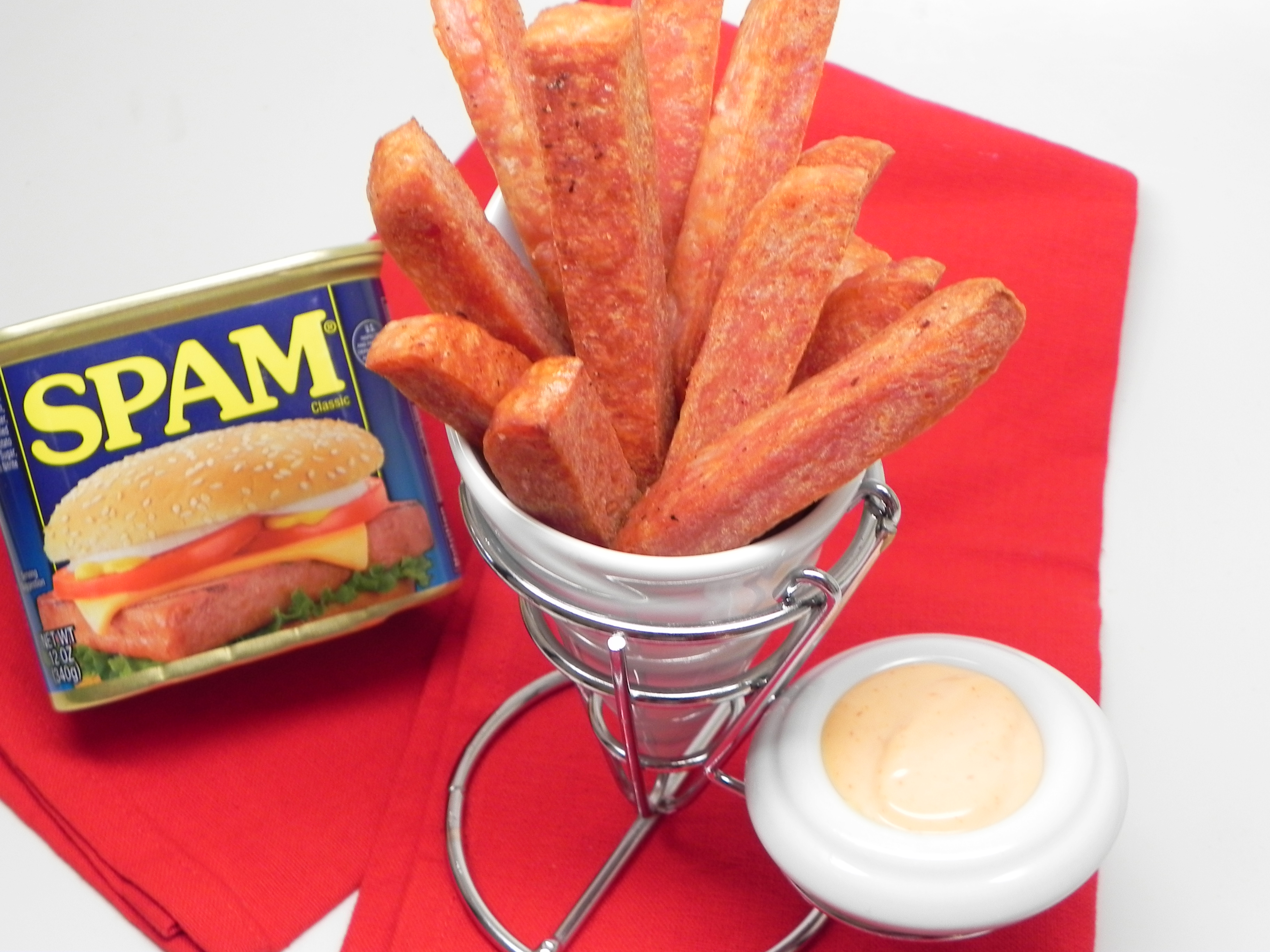 Air Fryer SPAM® Fries with Spicy Dipping Sauce