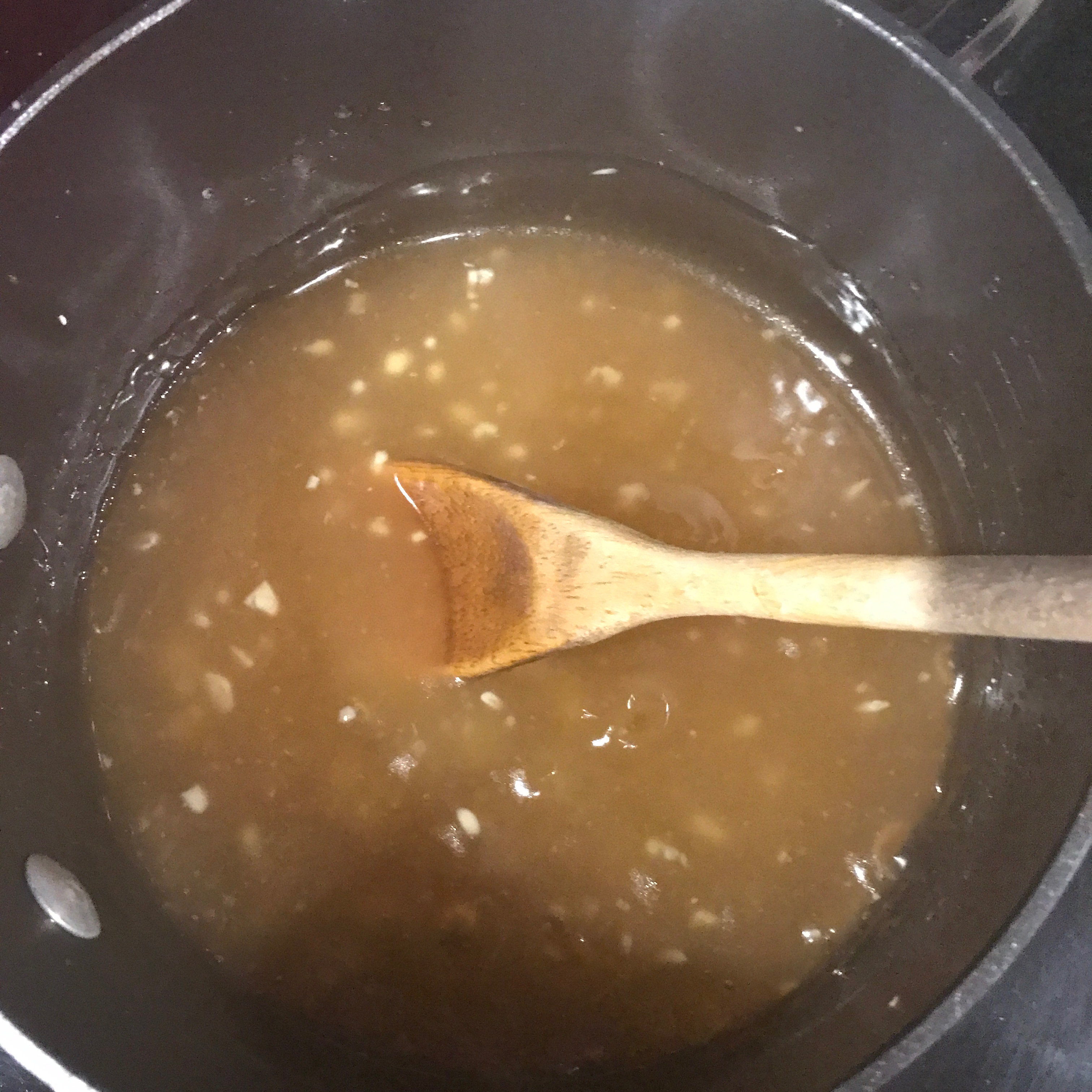 An Easy-as-Pie Sweet and Sour Sauce (no red sauce here...golden)
