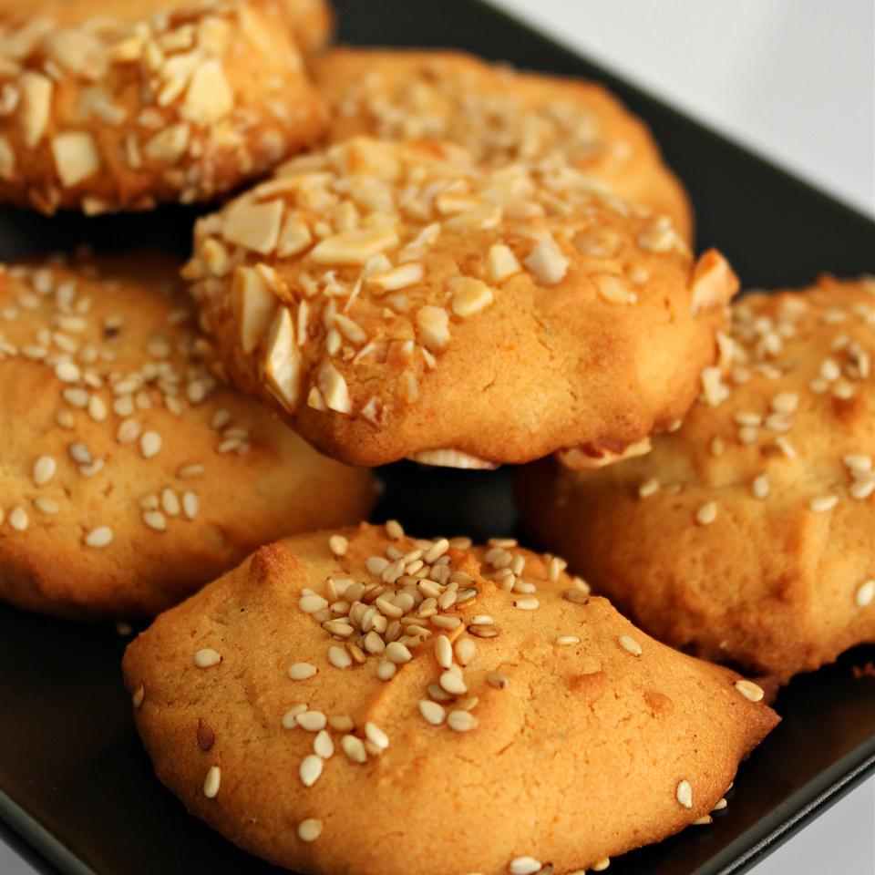 Ancient Honey Cakes (Rice Flour Cookies with Nuts or Poppy Seeds)