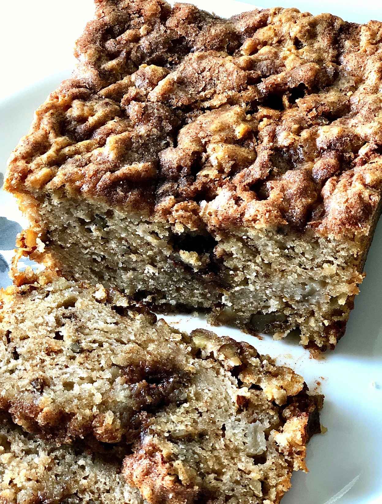 Apple Bread with Double Streusel