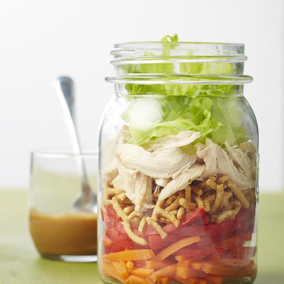 Asian Chicken Salad in a Jar