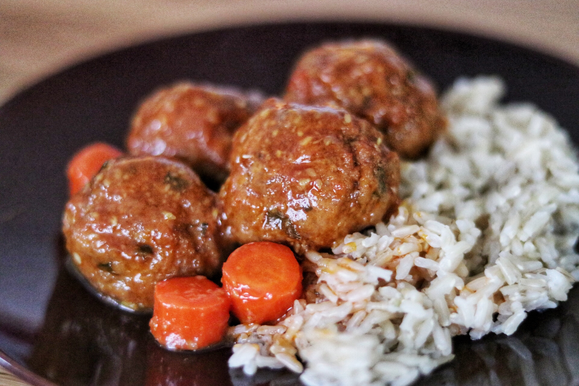 Asian Sesame Sweet-and-Sour Turkey Meatballs