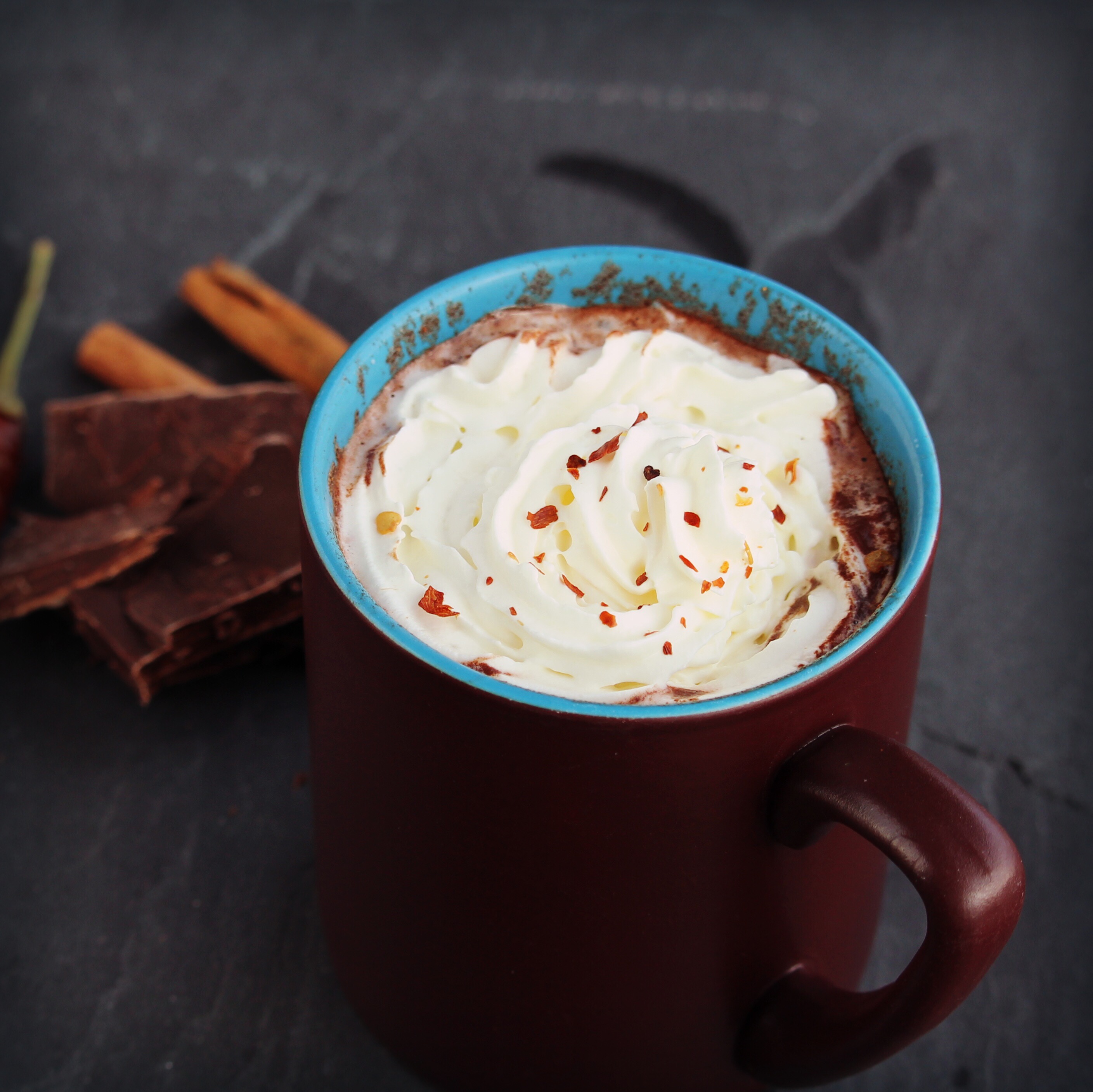 Authentic Mexican Hot Chocolate with Chile