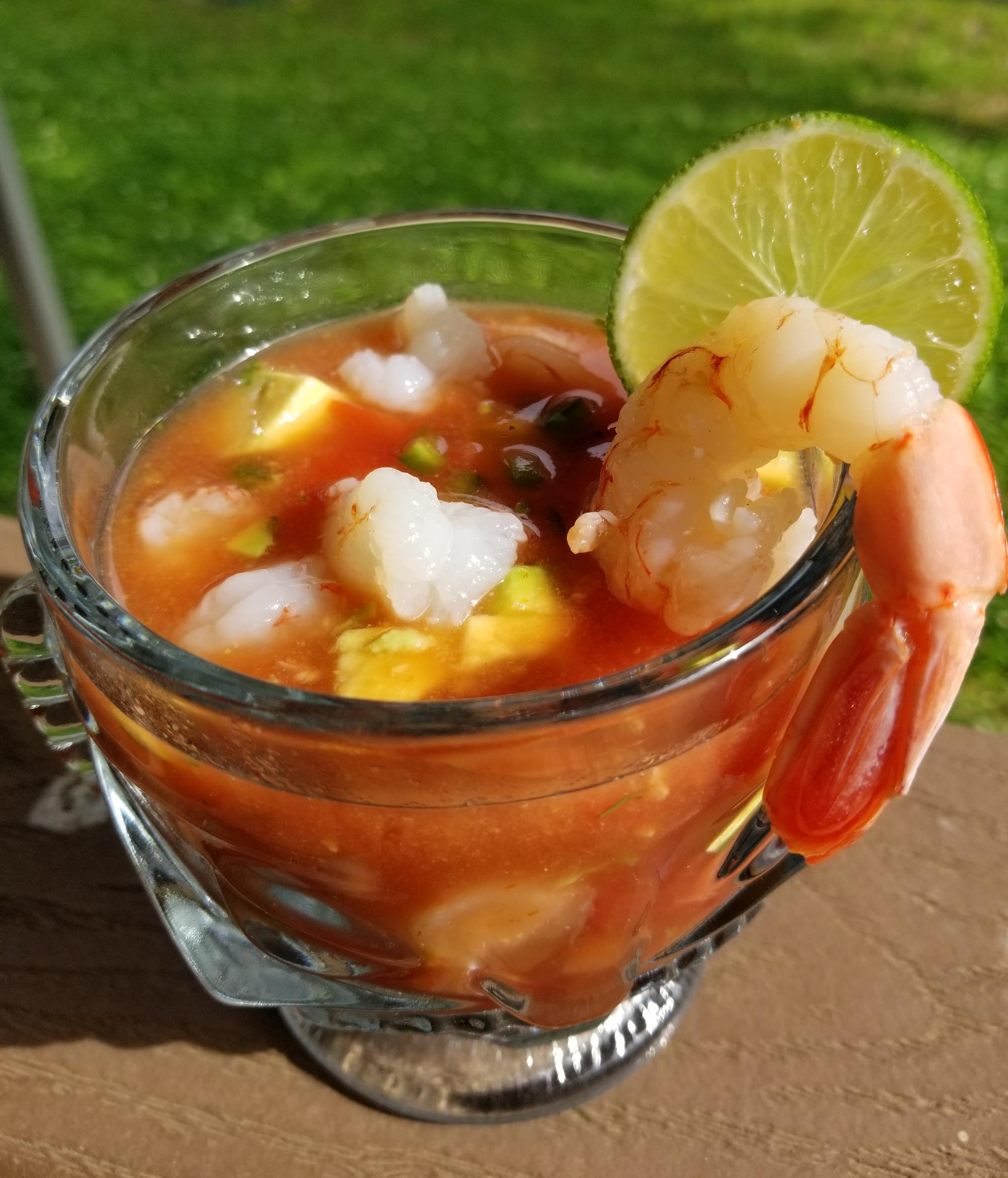 Authentic Mexican Shrimp Cocktail (Coctel de Camarones estilo Mexicano)