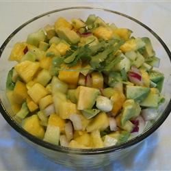 Avocado Pineapple Salad