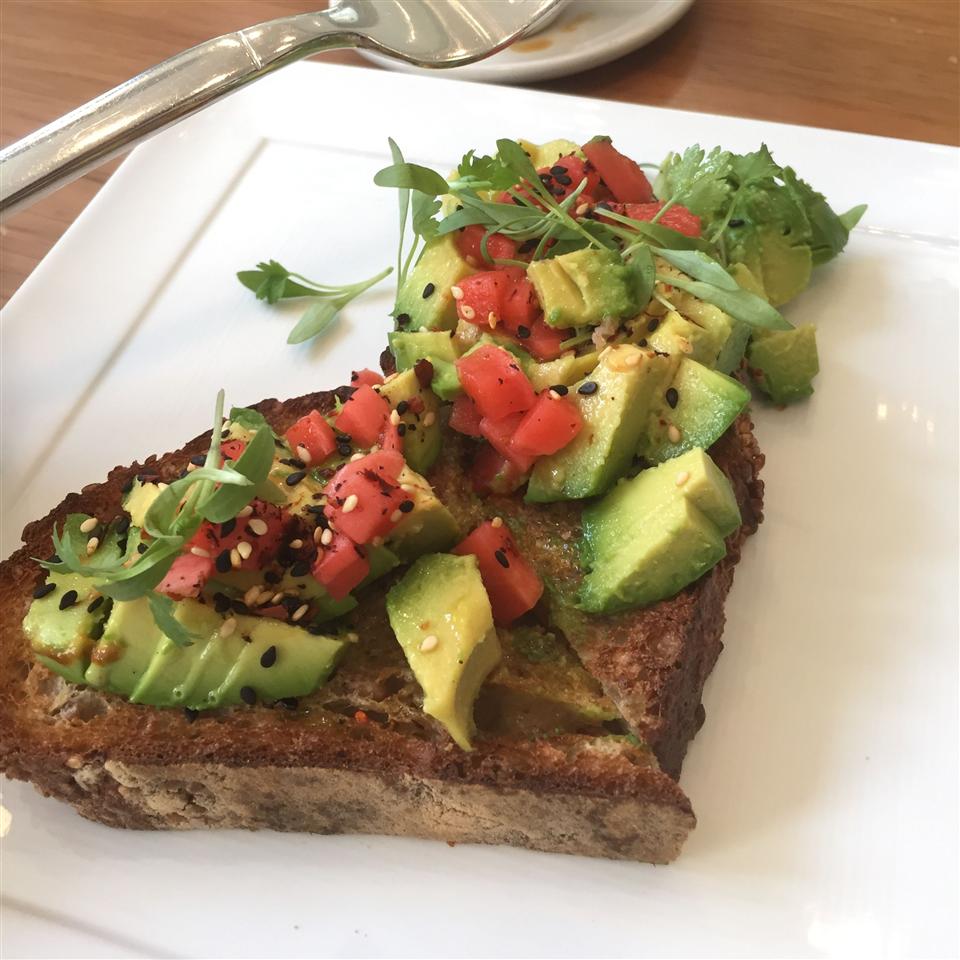 Avocado Toast with Pickled Radishes
