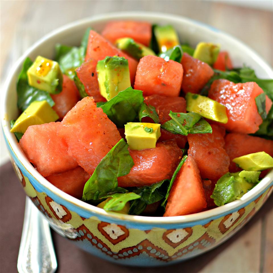 Avocado Watermelon Salad