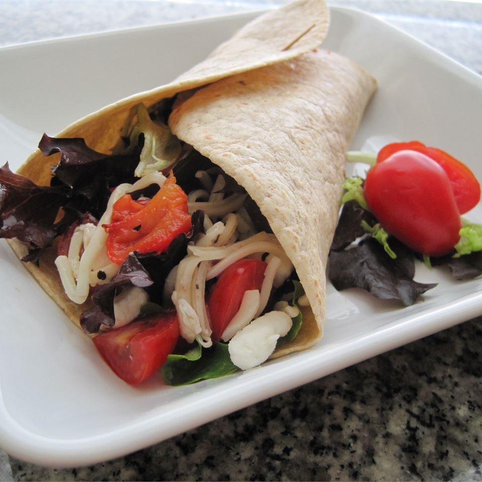 Baby Greens and Goat Cheese Wrap