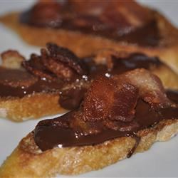 Bacon-Chocolate Bruschetta