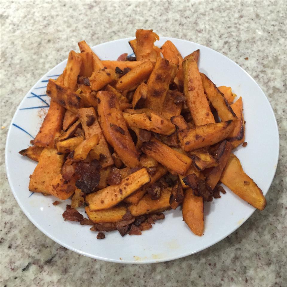 Bacon-Flavored Sweet Potato Fries