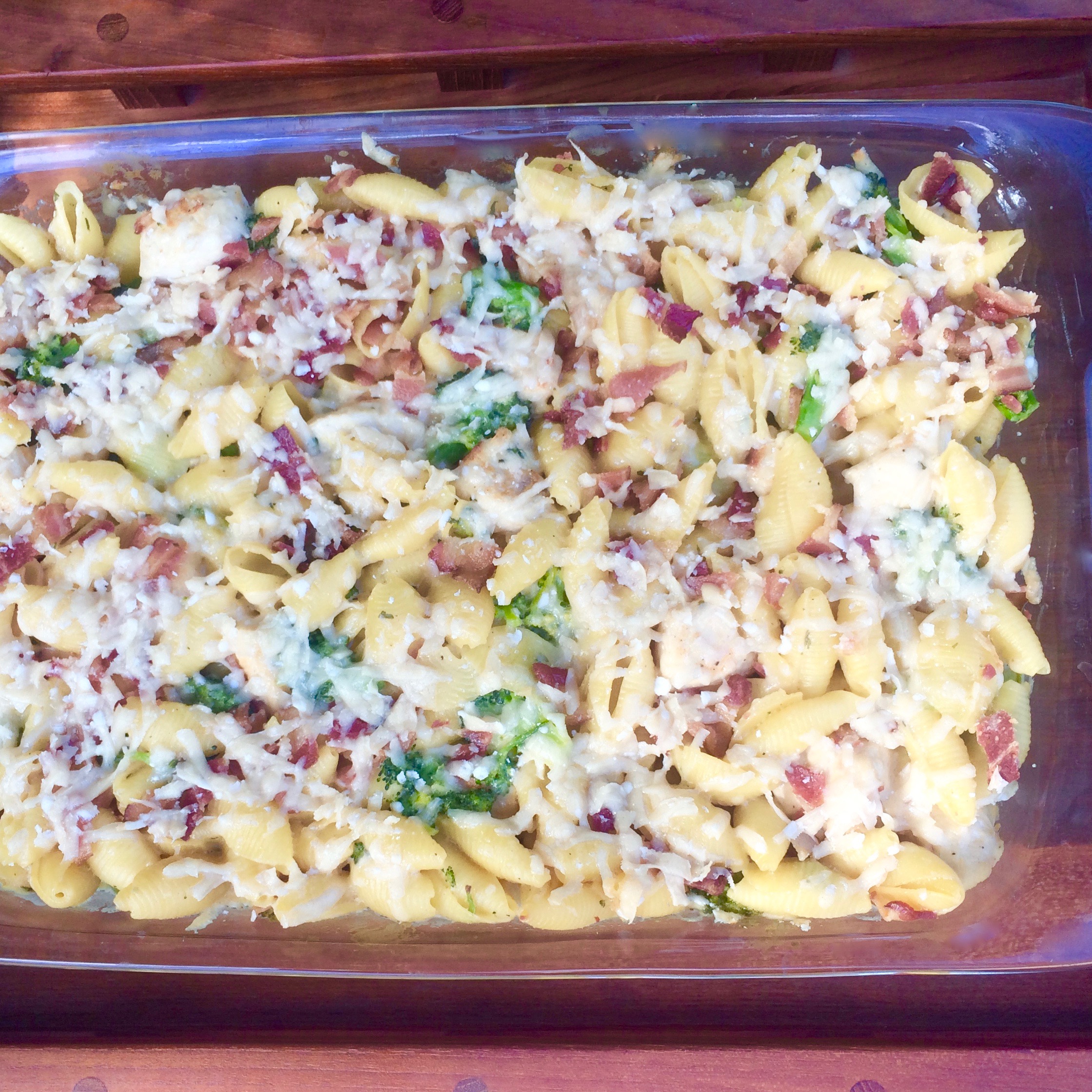 Baked Bacon Ranch Chicken and Pasta