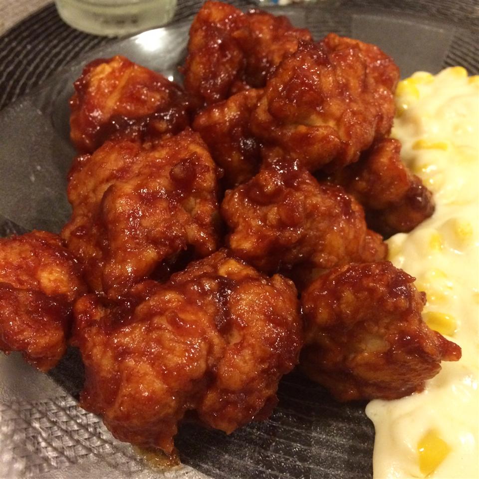Baked BBQ Fried Chicken