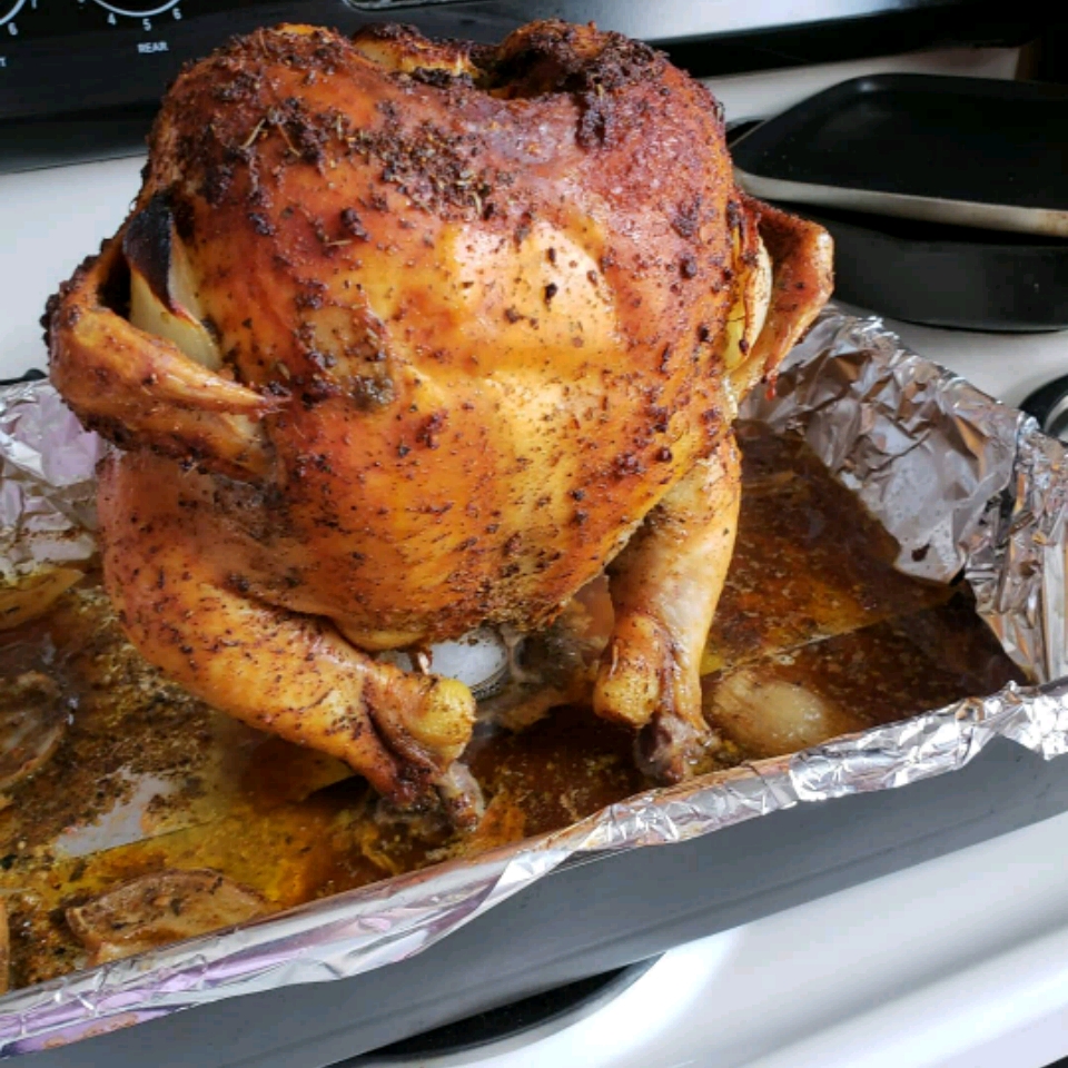 Baked Beer Can Chicken