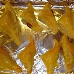 Baked Curry Triangles