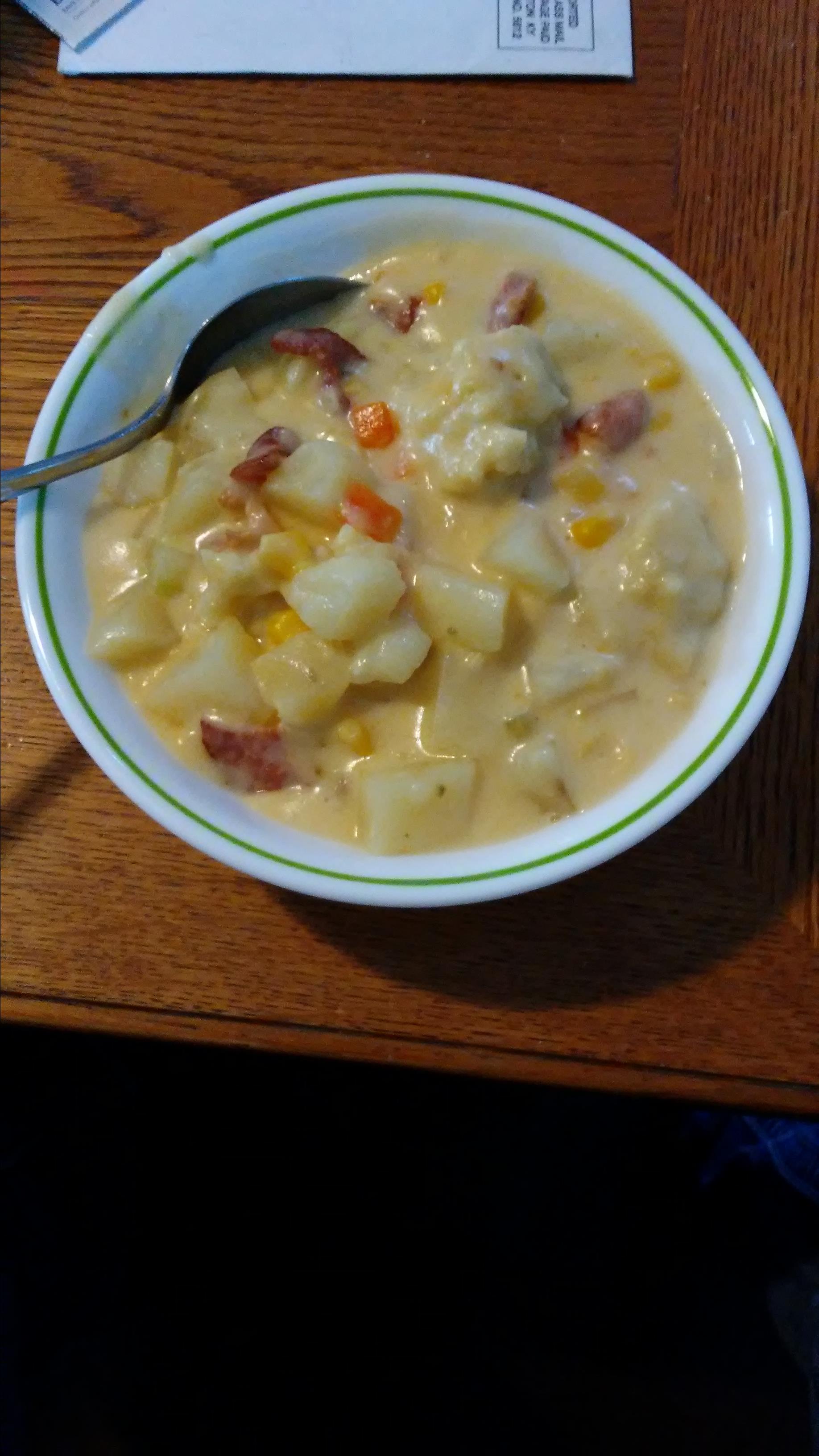 Baked Potato Soup with Rivels