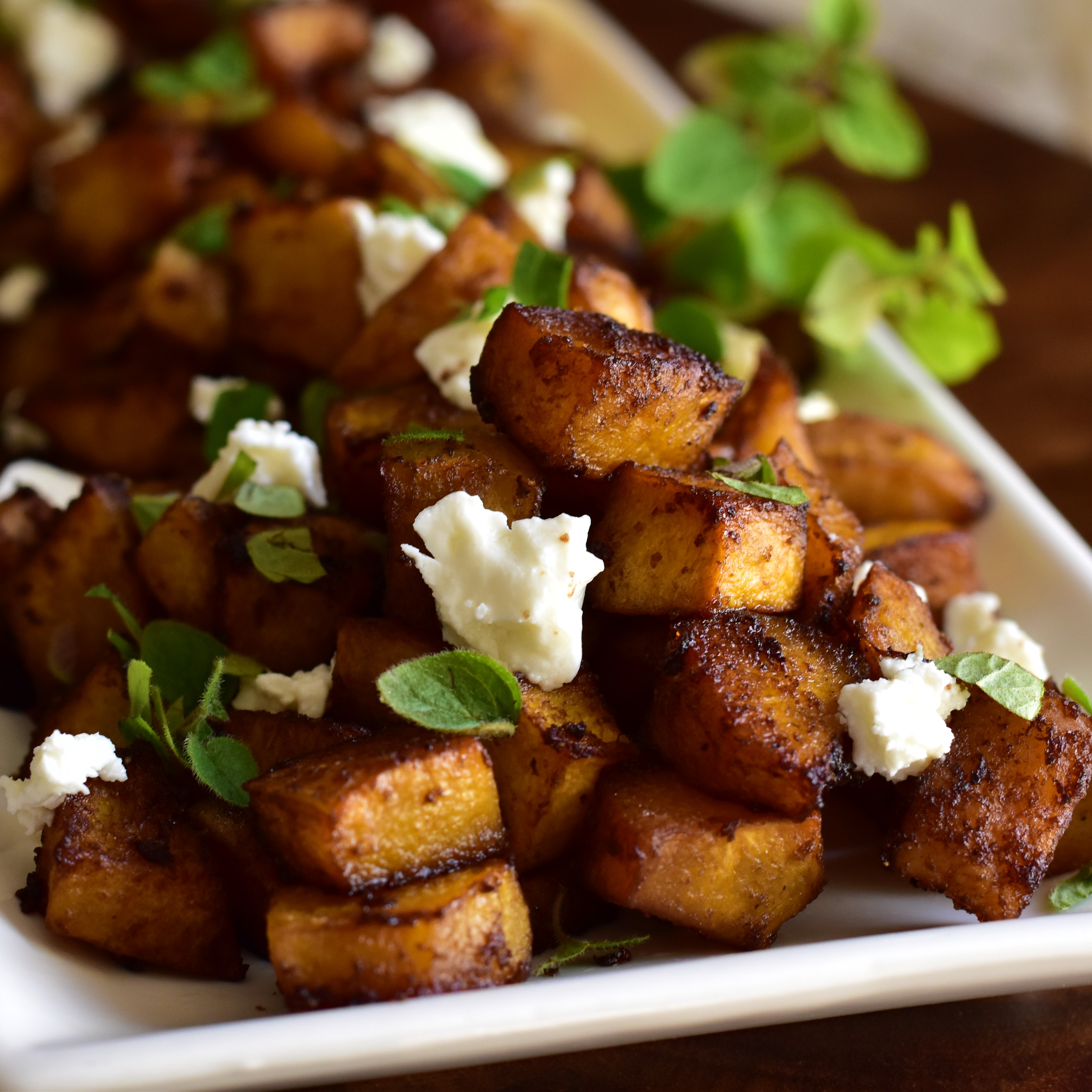 Balsamic-Roasted Pumpkin with Goat Cheese