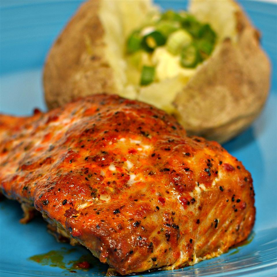 Barbeque Roasted Salmon