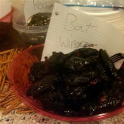 Bat Wings (Halloween Sweet Wing Appetizer)