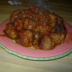 BBQ Cola Meatballs