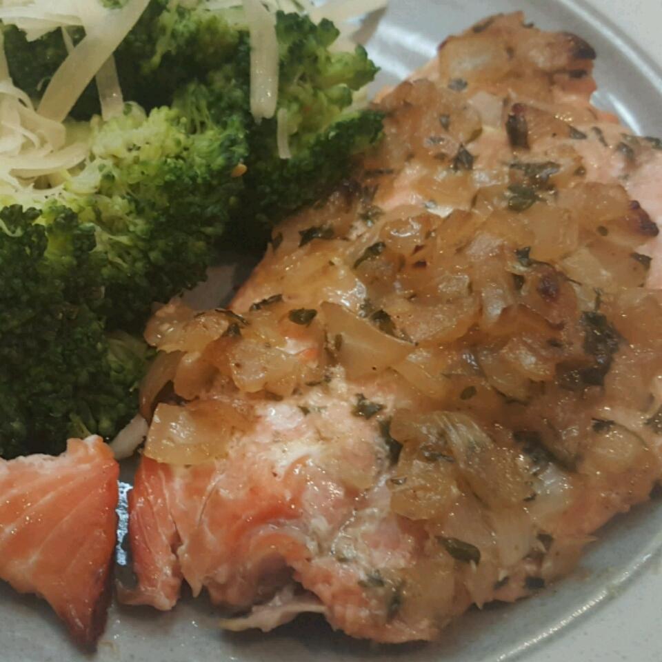 BBQ Salmon in Butter Sauce