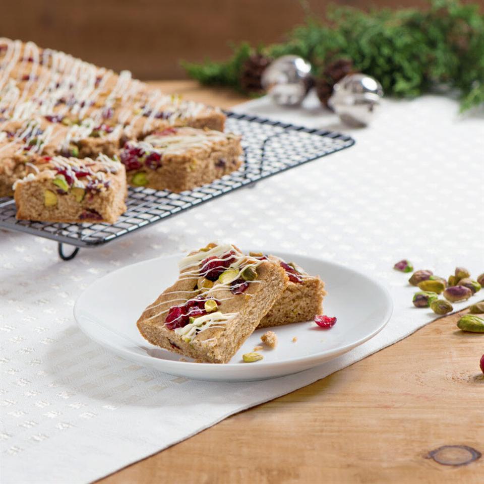 Becel Anything Goes Cookie Dough Festive Gingerbread Cookie Bars