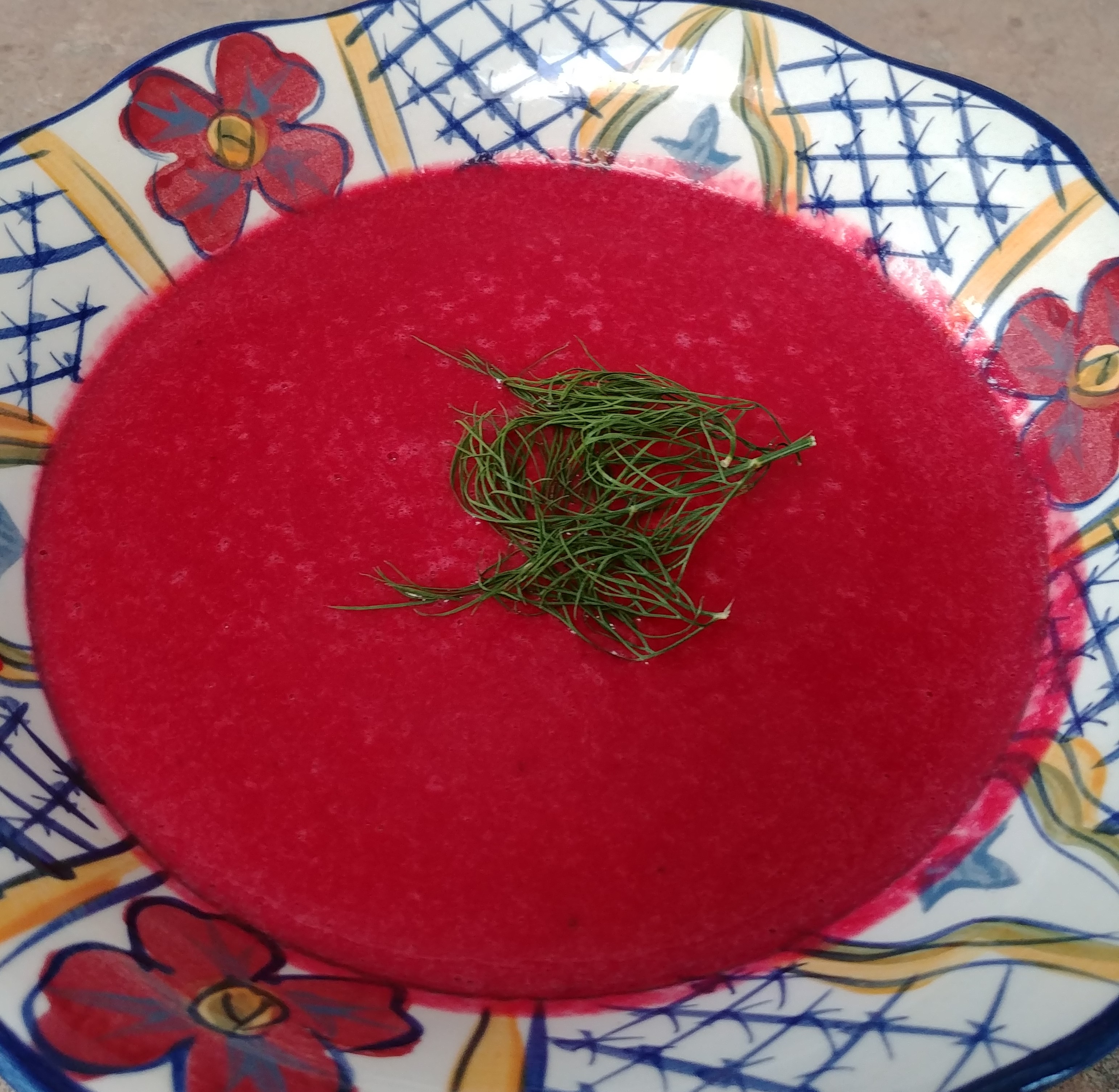 Beet Soup with Coconut Milk
