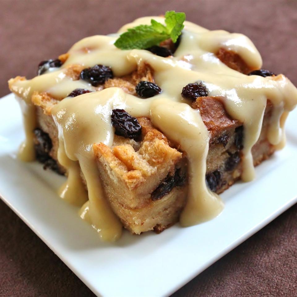 Best Bread Pudding with Vanilla Sauce