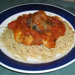 Bison Meatballs and Spaghetti