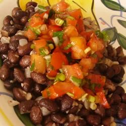 Black Beans with Pico de Gallo