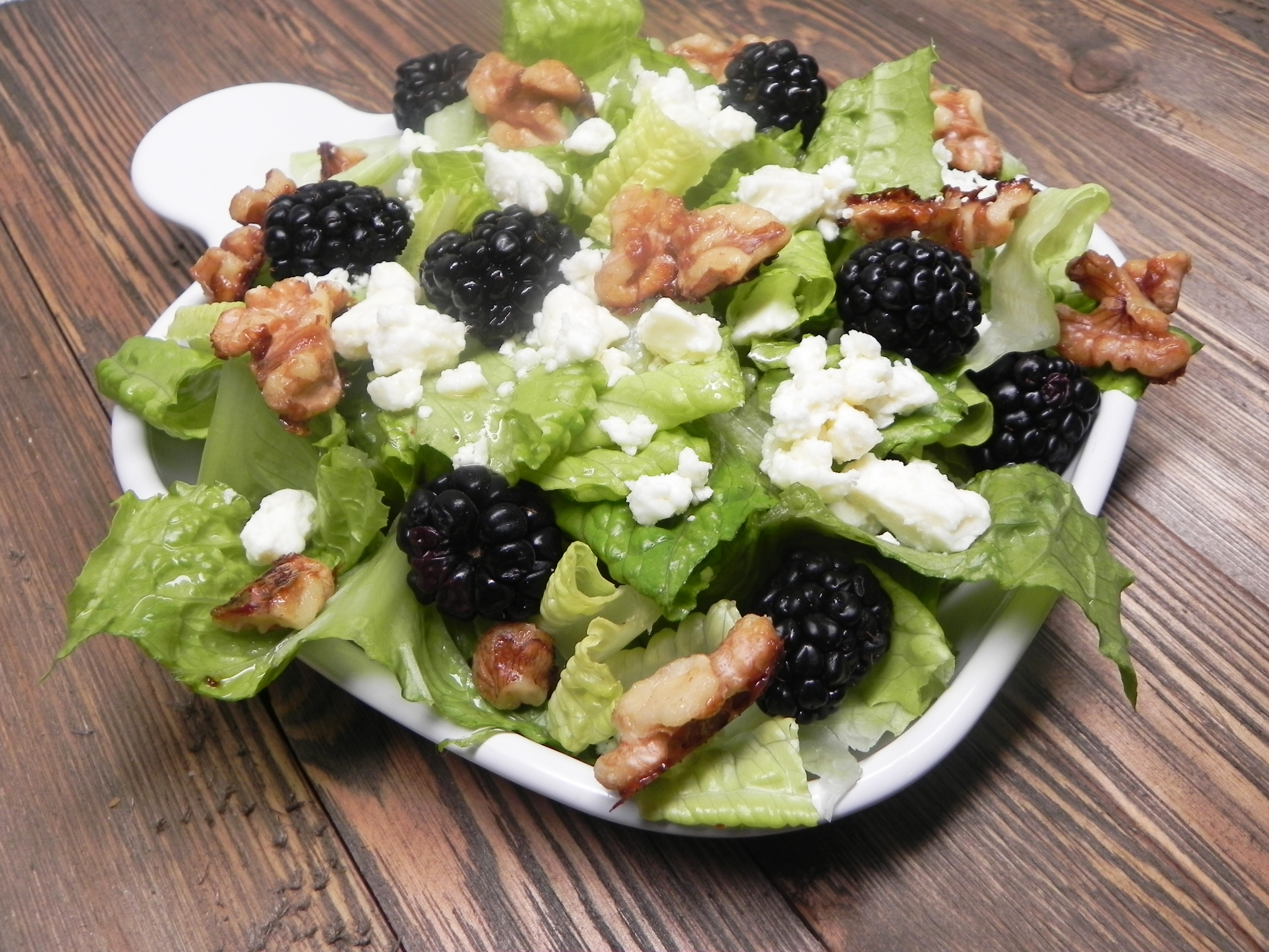 Blackberry Almond Crunch Salad