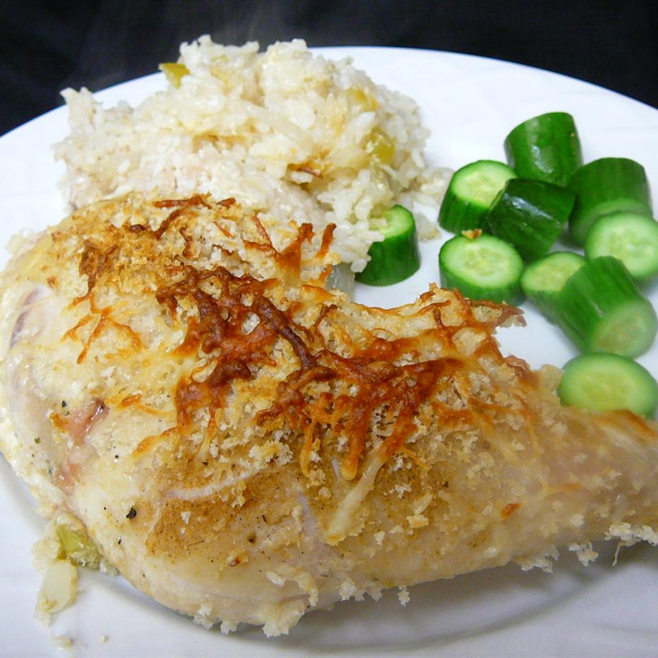 Bleu Baked Chicken and Rice