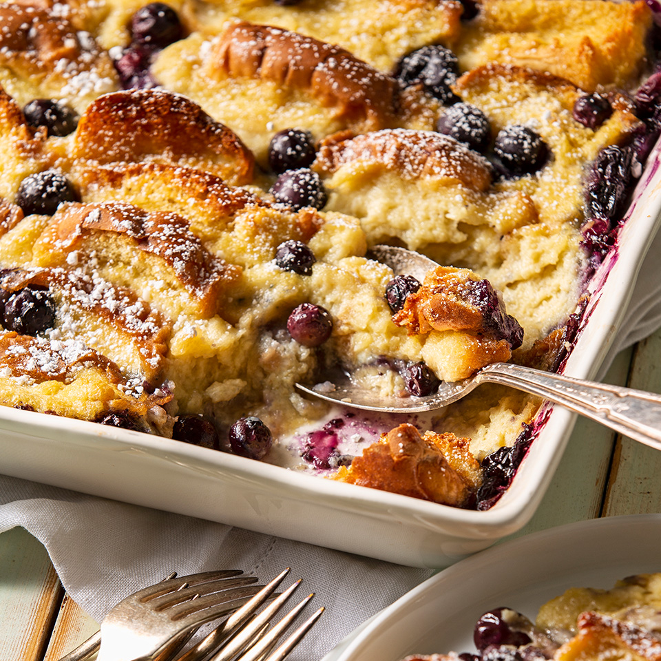 Blueberry Almond Overnight French Toast
