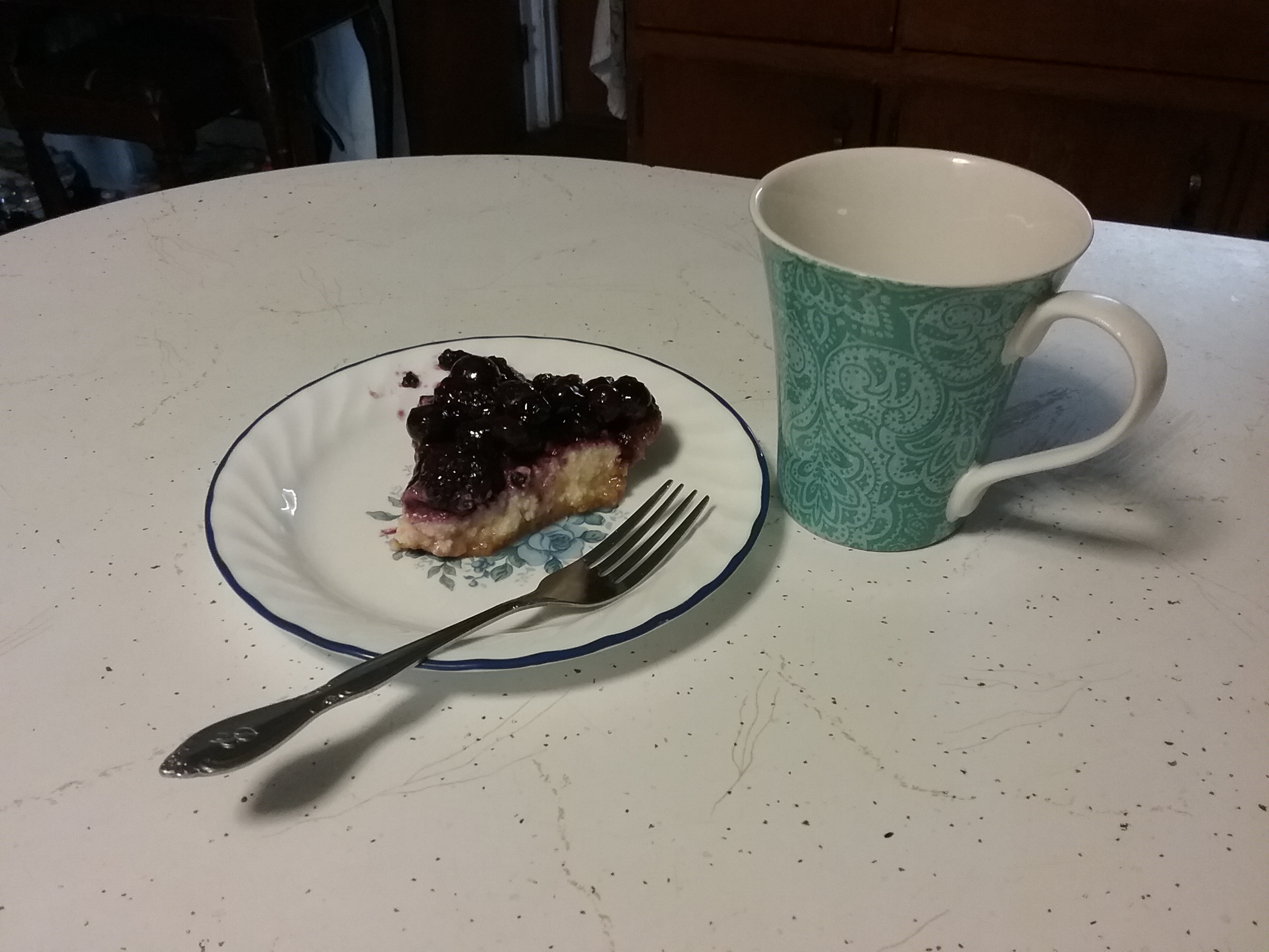 Blueberry Mulberry Custard Tart
