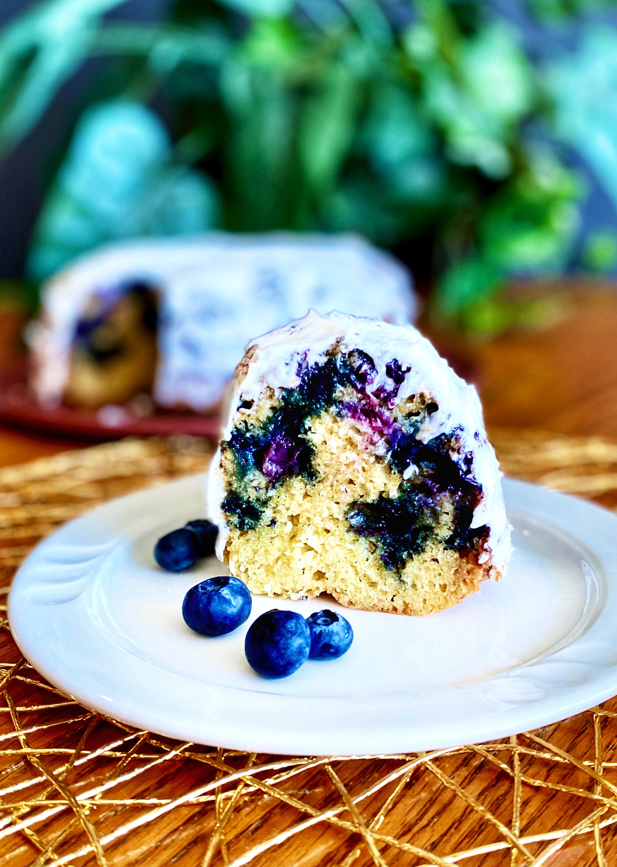 Blueberry Sour Cream Bundt® Cake