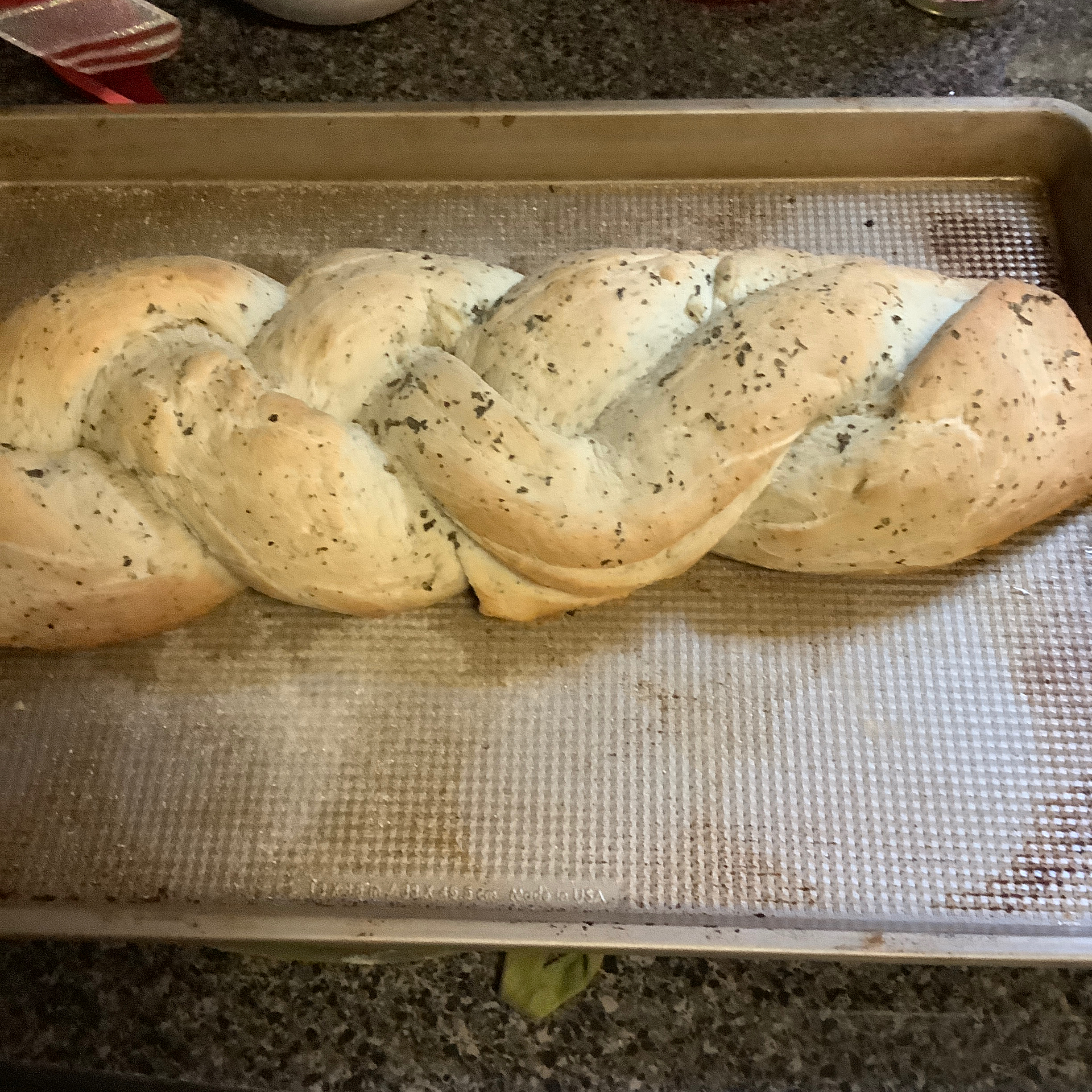 Braided Italian Herb Bread