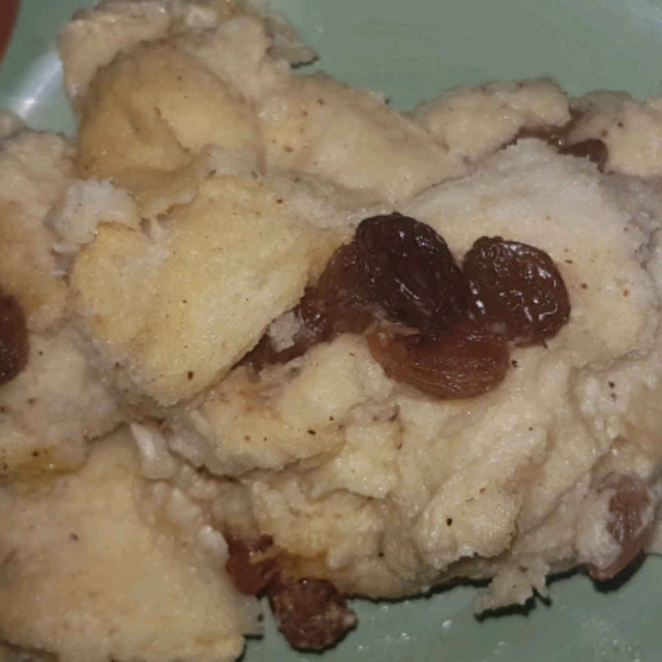 Bread Pudding with Raisins
