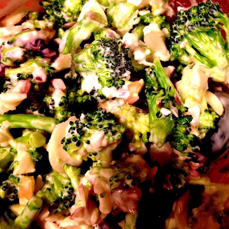 Broccoli Apple Cranberry Salad