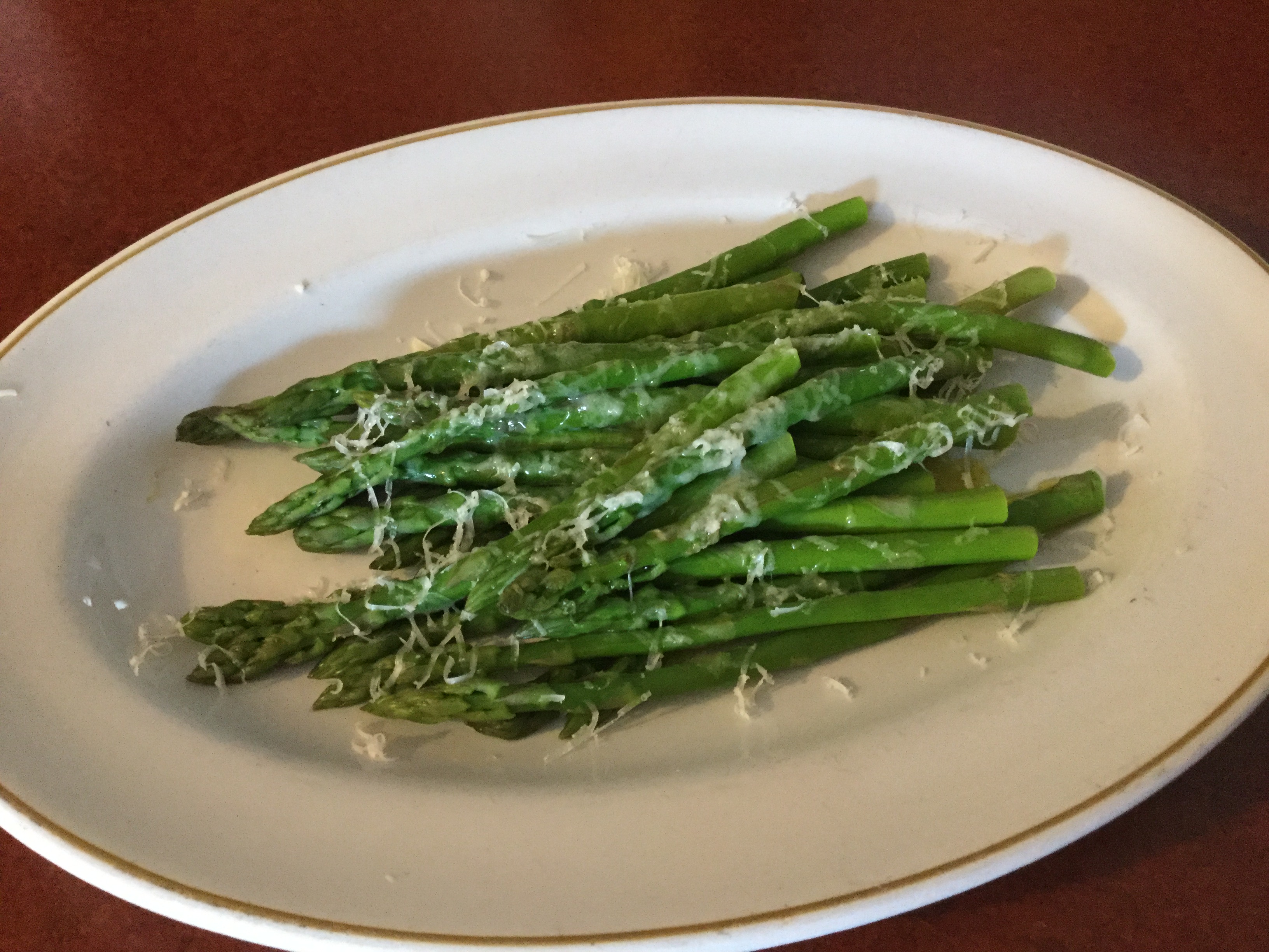 Broiled Asparagus with Goat Cheese