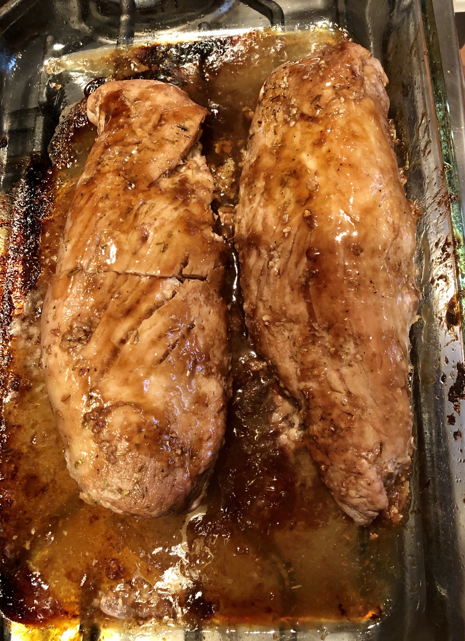 Brown Sugar and Balsamic Glazed Pork Tenderloin