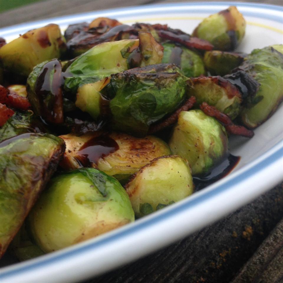 Brussels Sprouts with Bacon and Balsamic