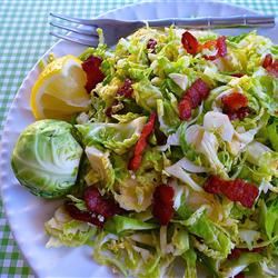 Brussels Sprouts with Bacon Dressing