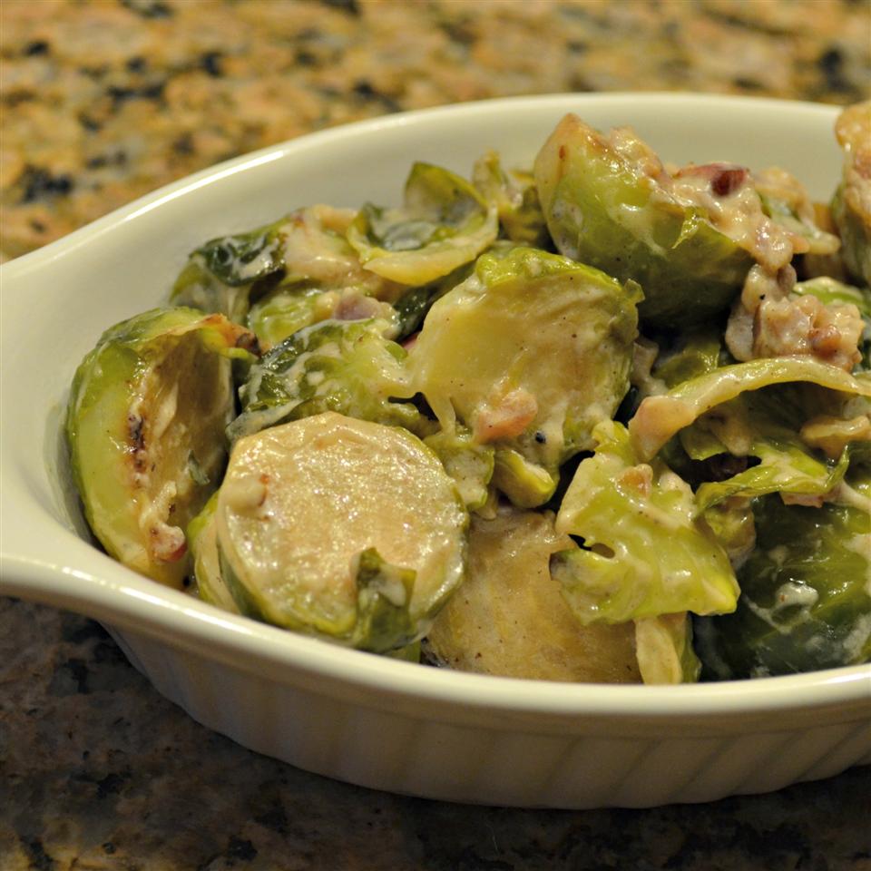 Brussels Sprouts with Sour Cream