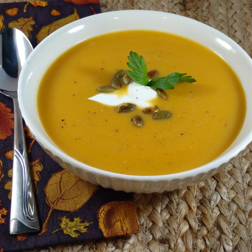 Butternut Squash and Apple Cider Soup