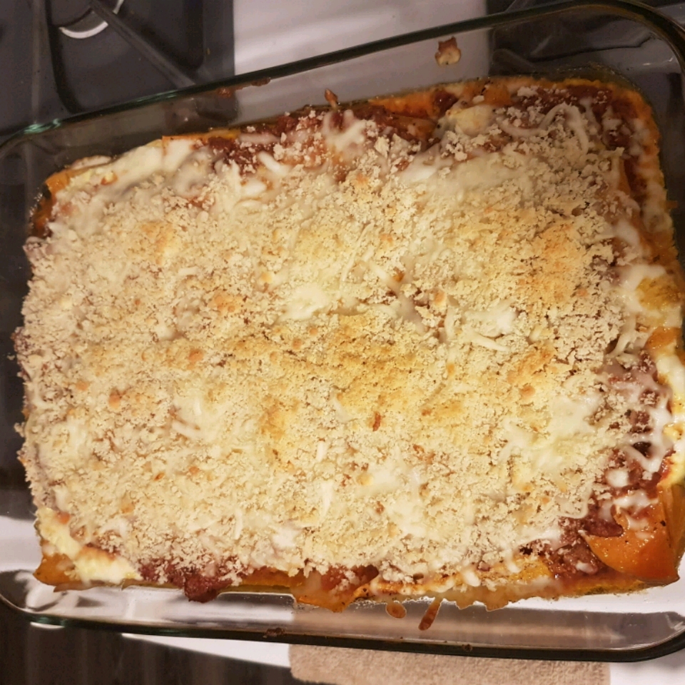 Butternut Squash and Beef Lasagna