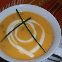 Butternut Squash and Spicy Sausage Soup