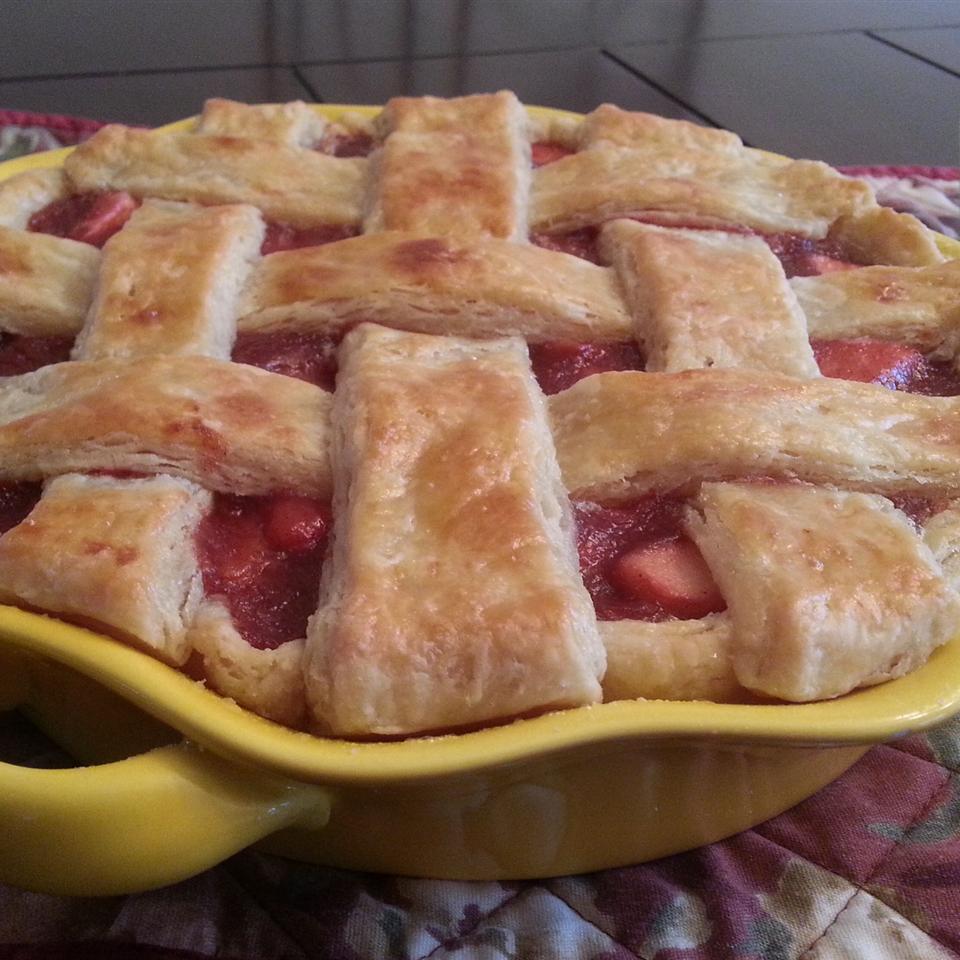Caramel Apple Cranberry Pie