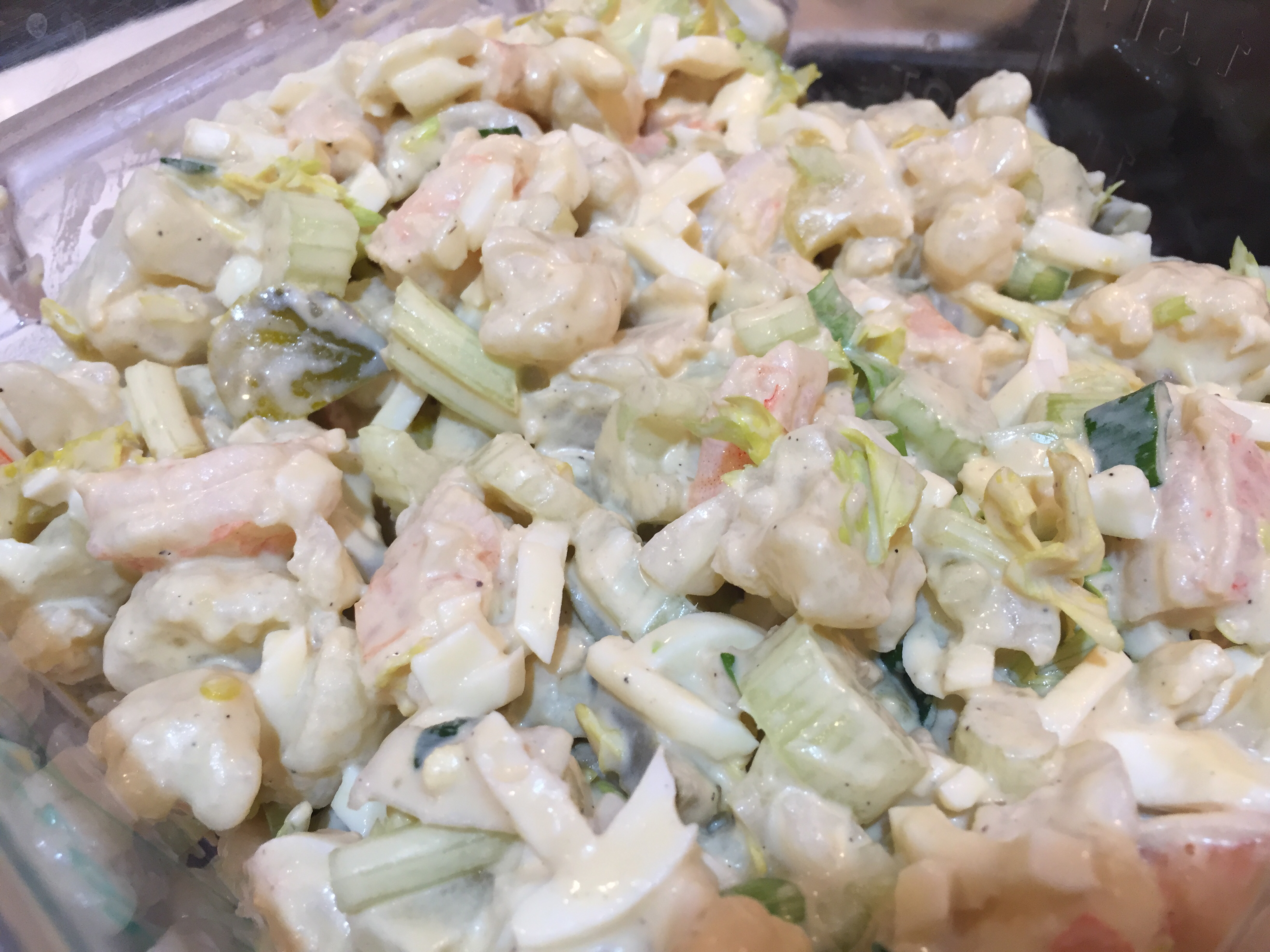 Cauliflower Shrimp Salad