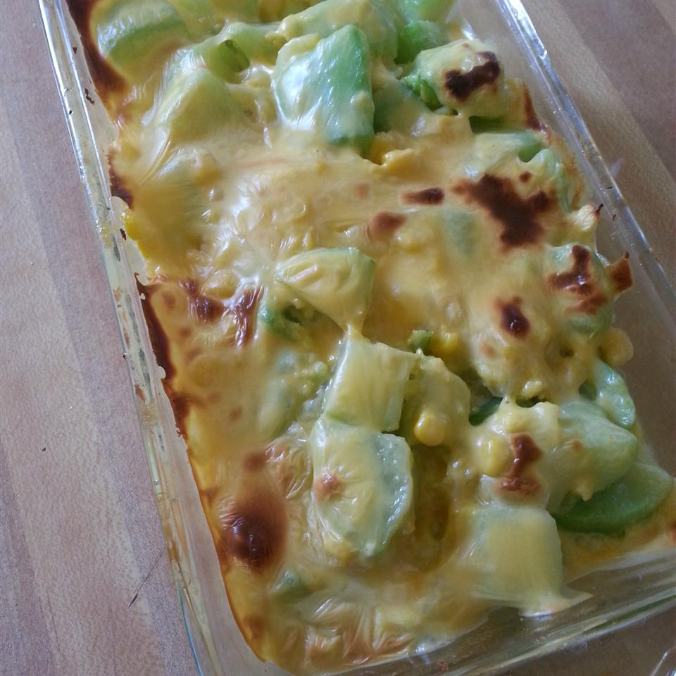 Chayote with Egg and Cheese