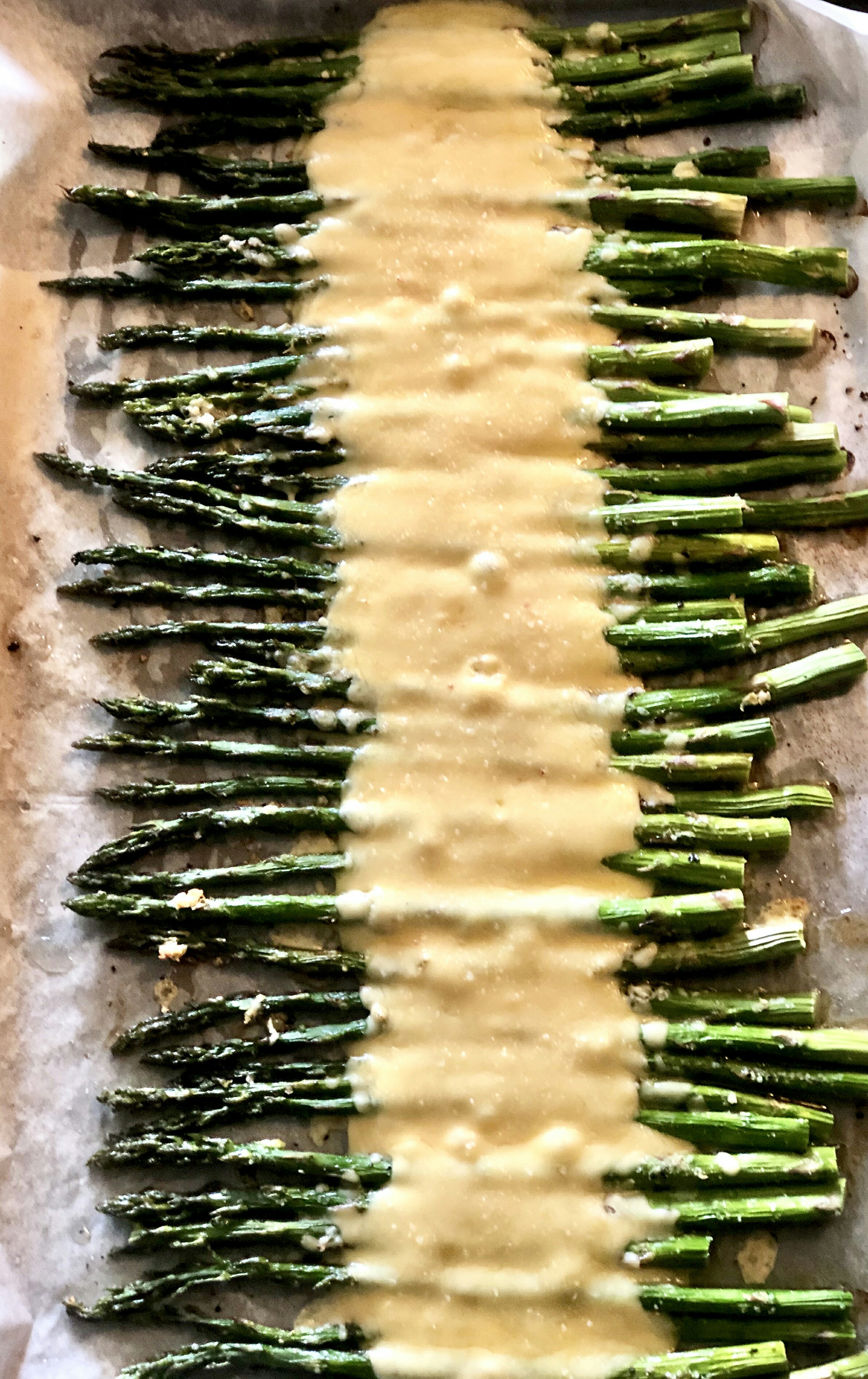 Cheesy Baked Asparagus